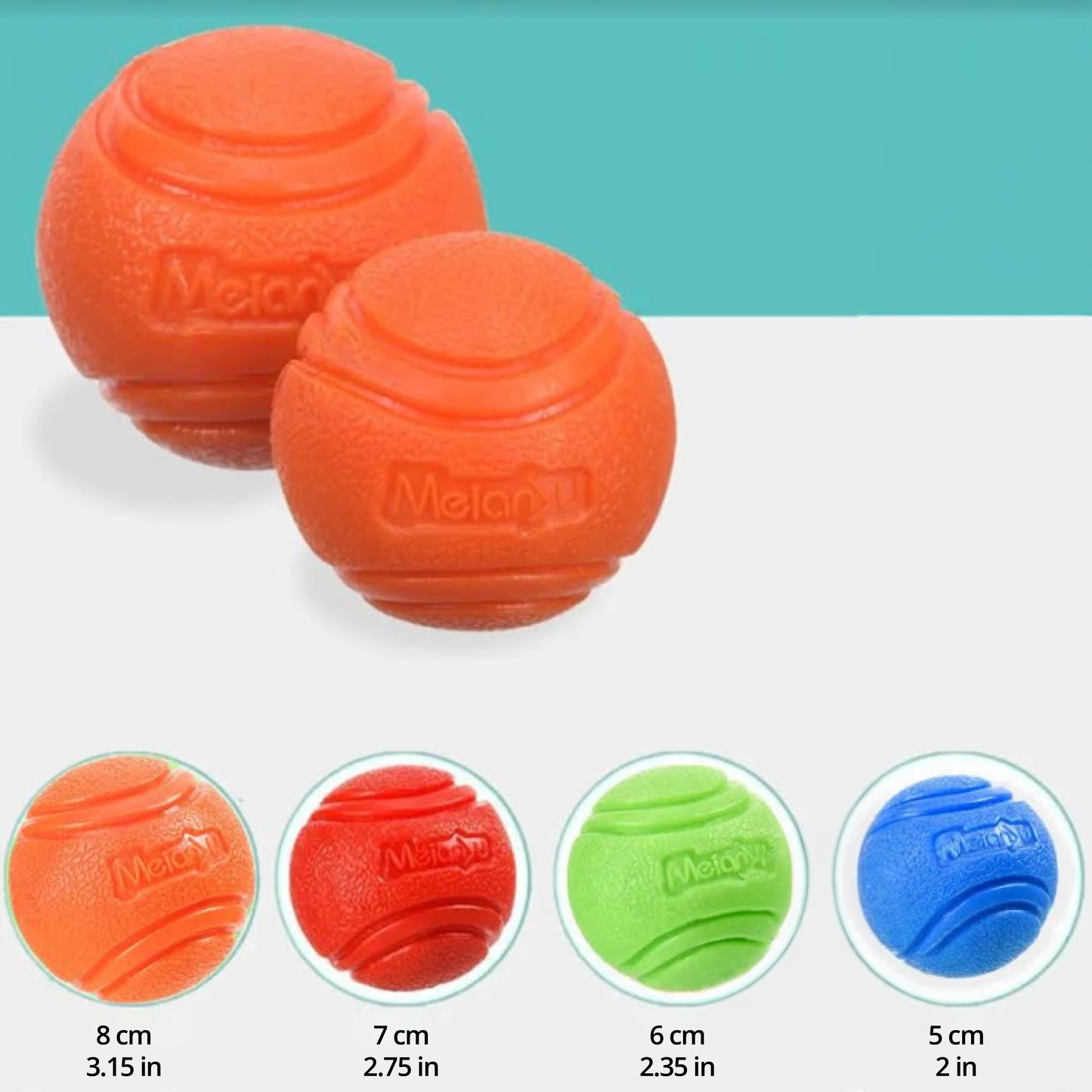 Bouncy Rubber Dog Ball Toy