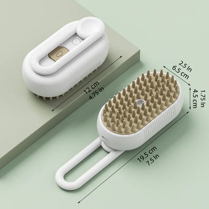 Rechargeable 3-in-1 Dog Care Steam Brush