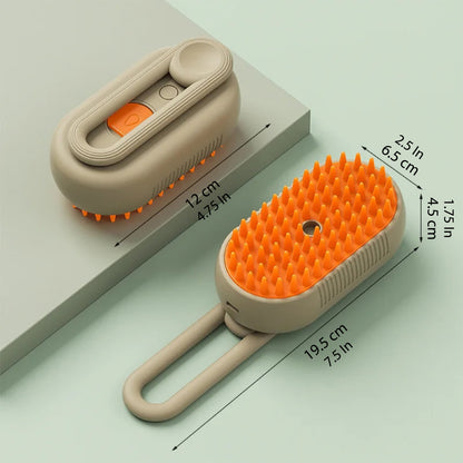 Rechargeable 3-in-1 Dog Care Steam Brush