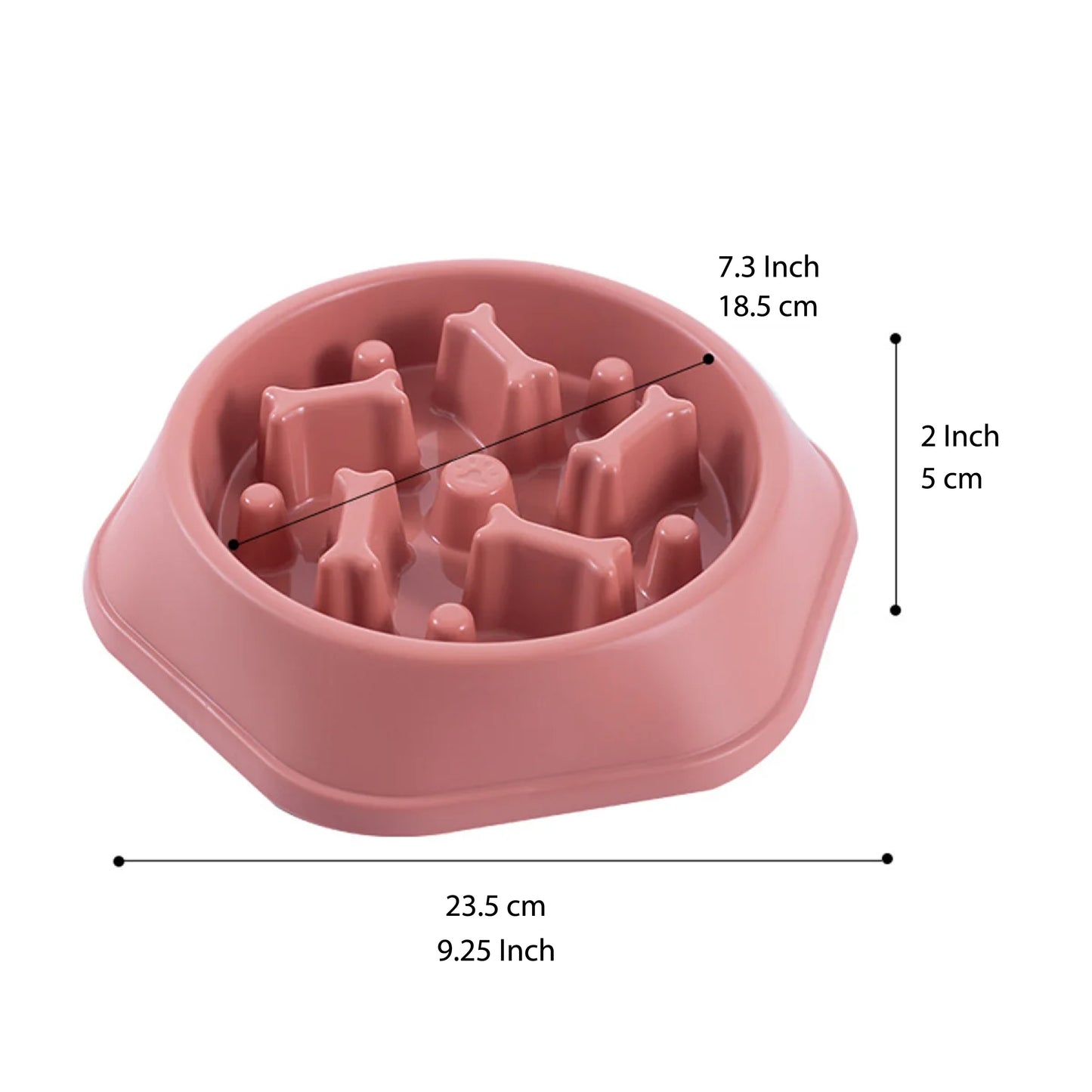 Dog Bone Slow Feeder Bowl