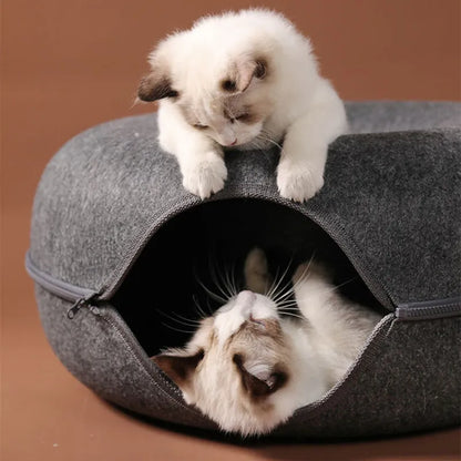 Cat Donut Tunnel Bed