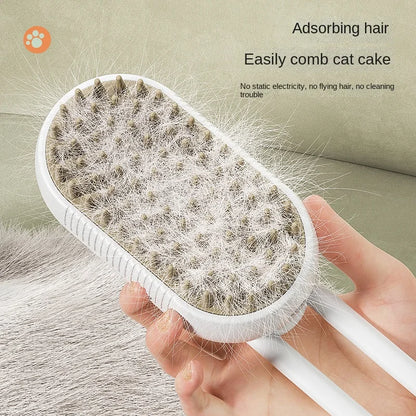 Rechargeable 3-in-1 Dog Care Steam Brush