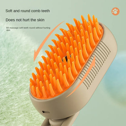 Rechargeable 3-in-1 Dog Care Steam Brush