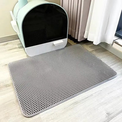 EVA Eco-Friendly Double Layer Non-slipCat litter Sand Mat