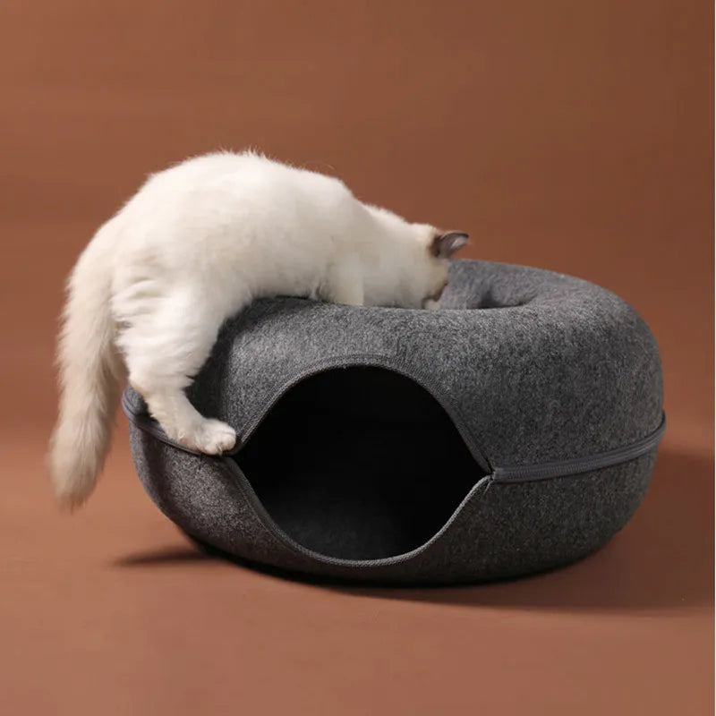 Cat Donut Tunnel Bed