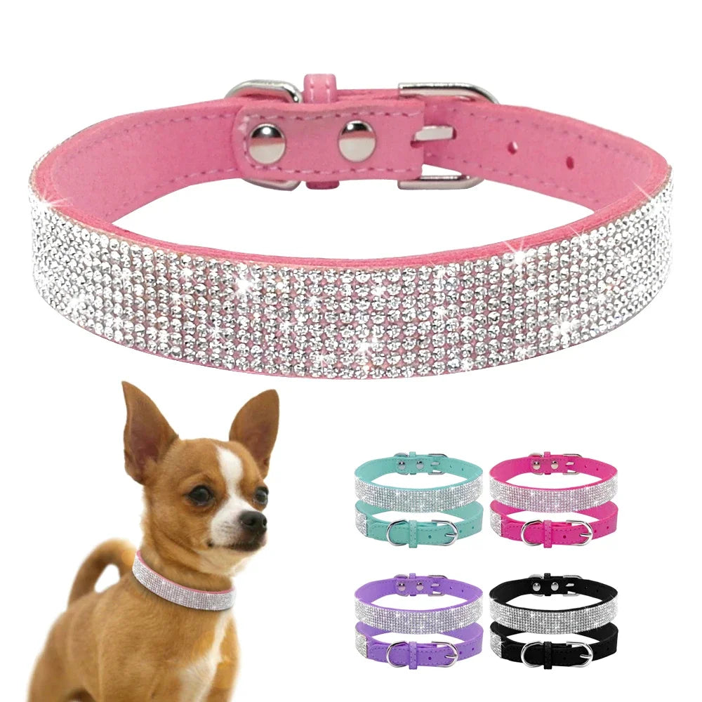 Rhinestone Dog Collar