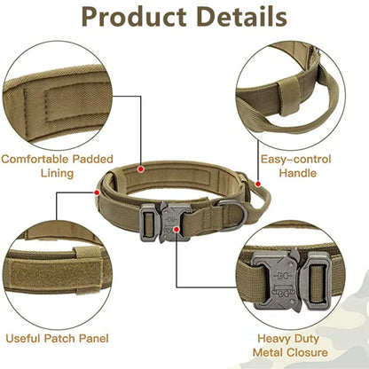 Military Tactical Dog Collar