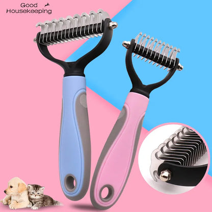 Dog Grooming Brush Undercoat Rake