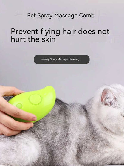 Rechargeable 3-in-1 Cat Care Steam Brush